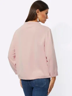Pullover|Shirts| Sweatshirt im softweichen Modal-Mix puder