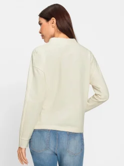 Shirts|heine Sweatshirt mit 3D-Print champagner