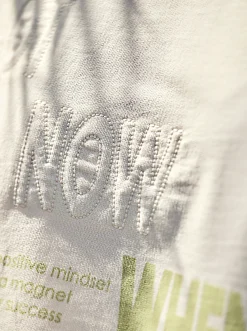 Shirts|heine Sweatshirt mit 3D-Print champagner