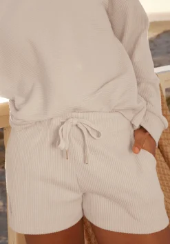 Hosen|s.Oliver Sweatshorts creme