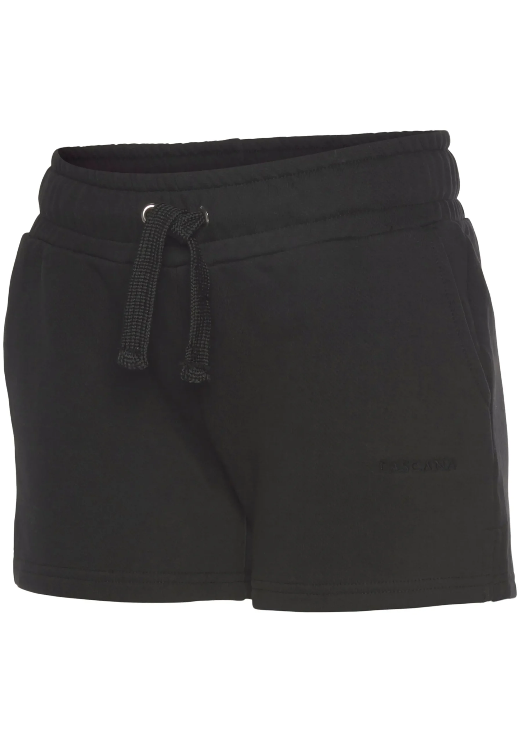 Strandmode|Hosen|LASCANA Sweatshorts schwarz