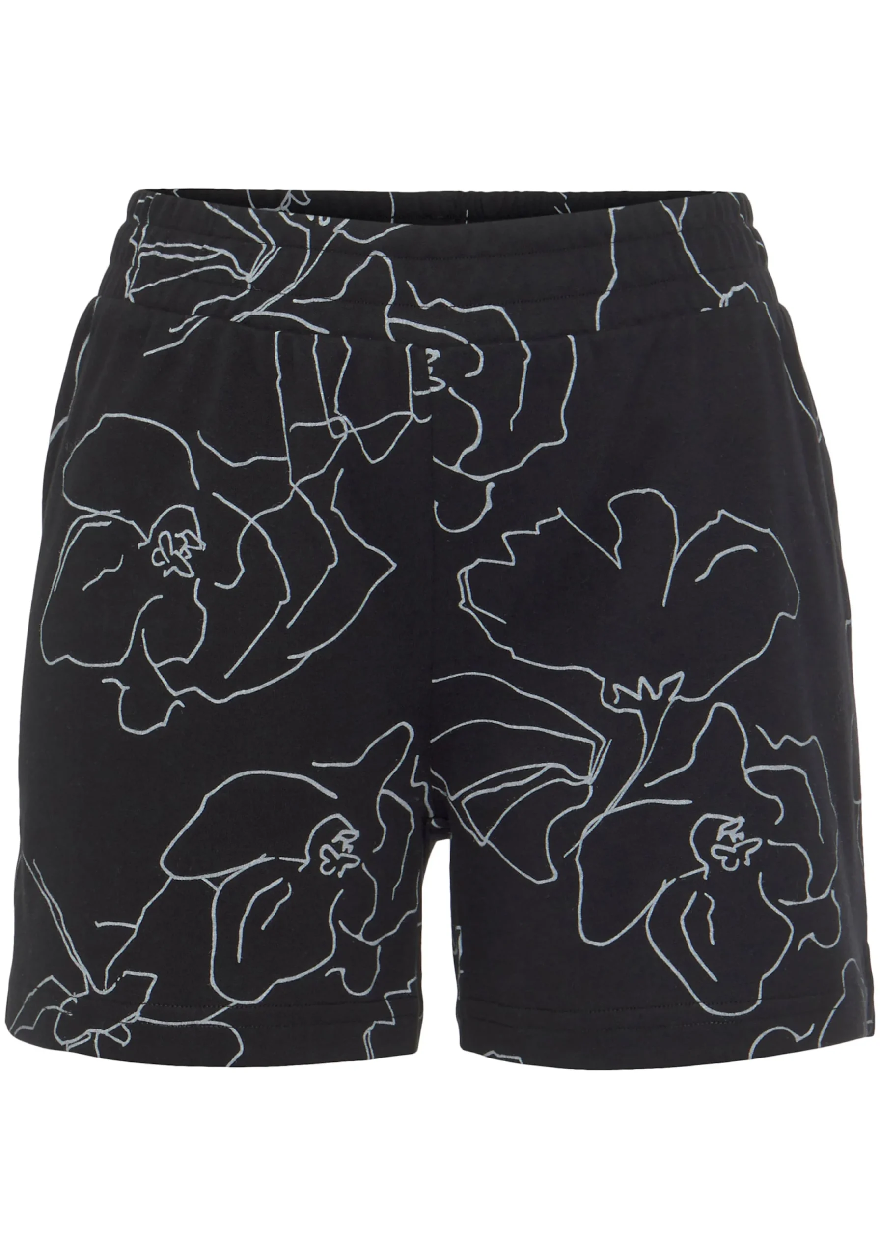 Strandmode|Hosen|LASCANA Sweatshorts schwarz