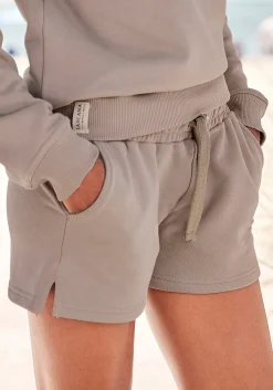 Strandmode|LASCANA Sweatshorts taupe