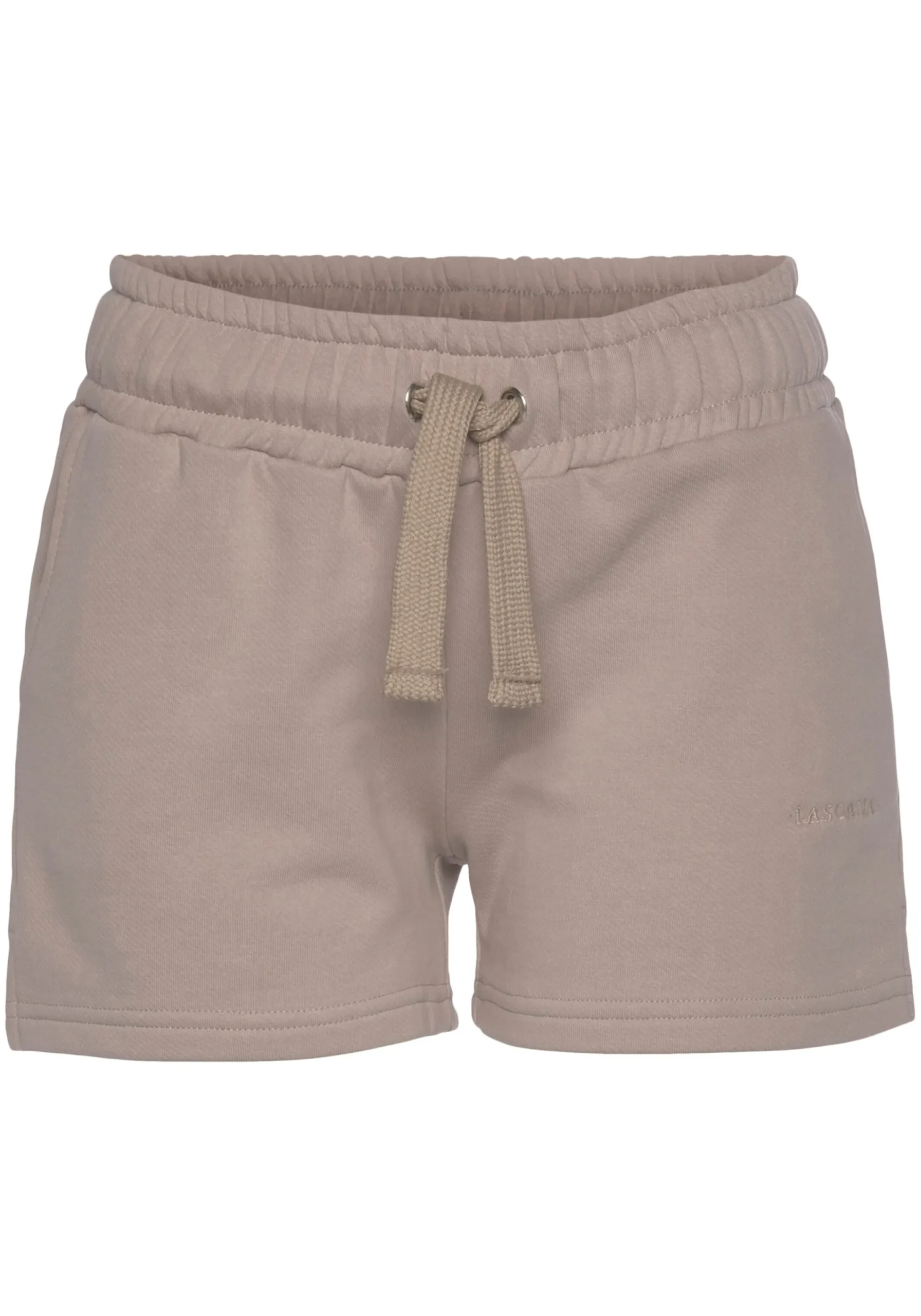 Strandmode|LASCANA Sweatshorts taupe