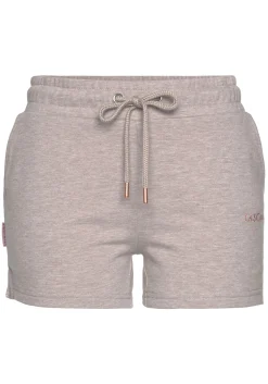 Strandmode|Hosen|LASCANA Sweatshorts hellbraun