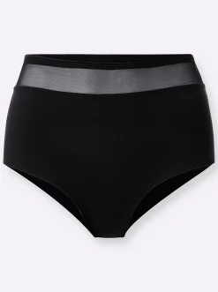 Unterhosen|wäschepur Taillenslip schwarz
