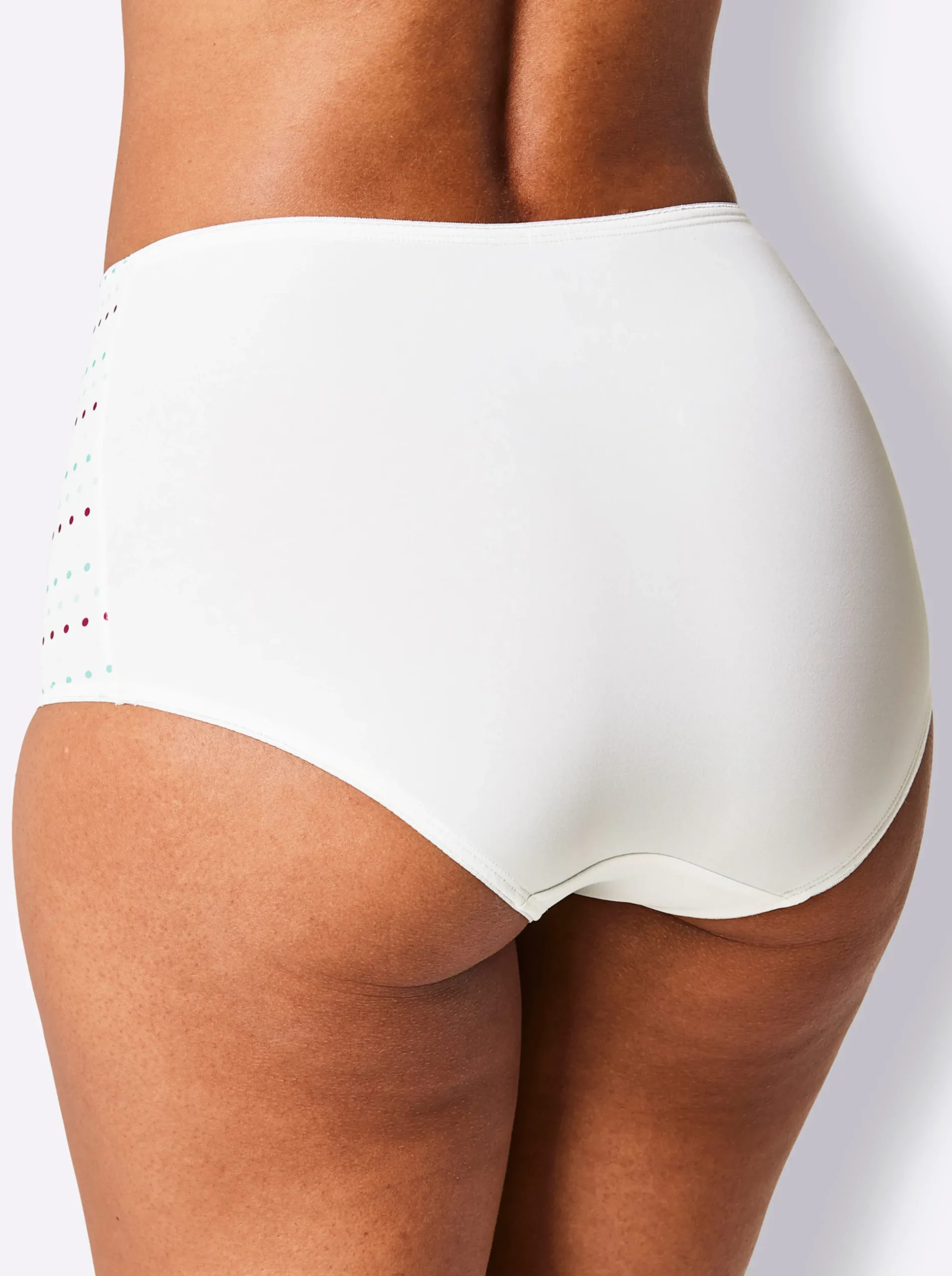 Unterhosen|wäschepur Taillenslip weiß-bedruckt