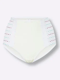 Unterhosen|wäschepur Taillenslip weiß-bedruckt