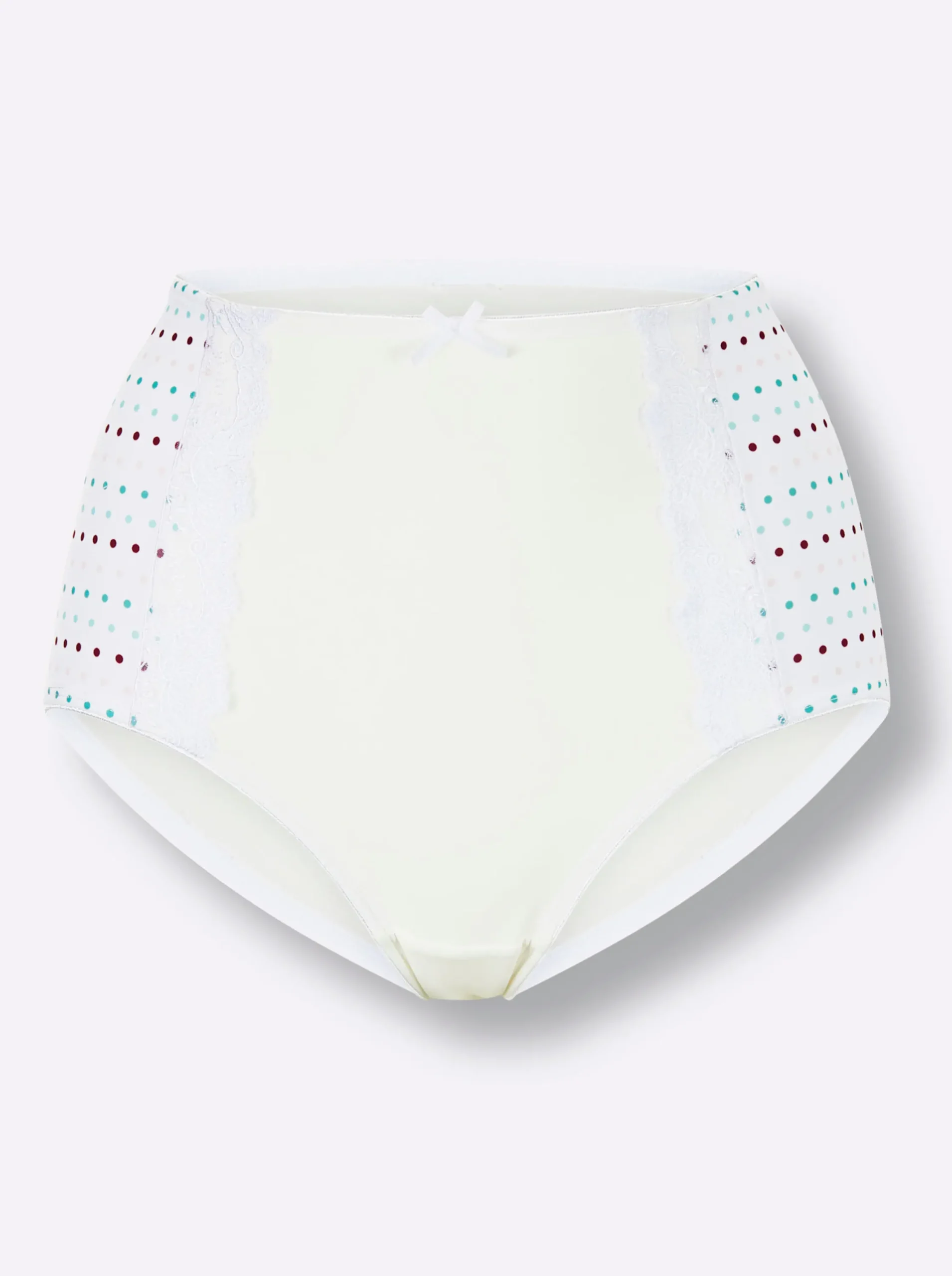 Unterhosen|wäschepur Taillenslip weiß-bedruckt