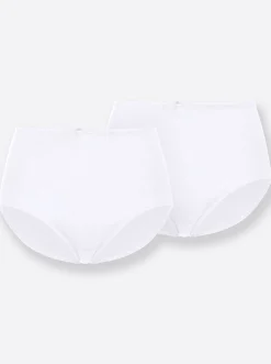 Unterhosen|wäschepur Taillenslip weiß