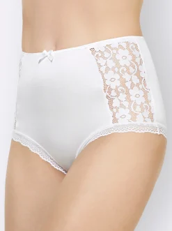 Unterhosen|wäschepur Taillenslip weiß