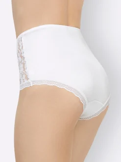 Unterhosen|wäschepur Taillenslip weiß
