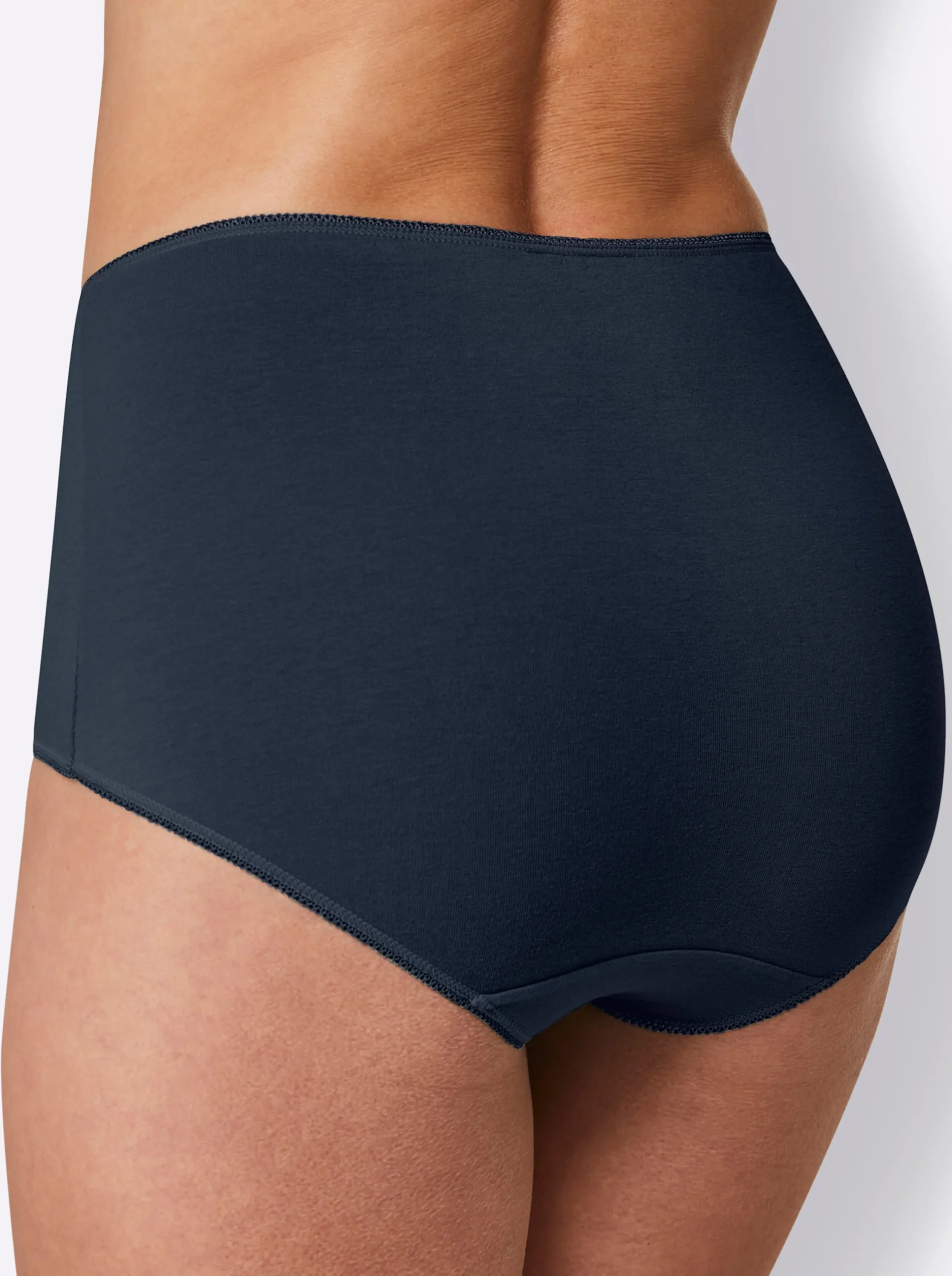 Unterhosen|wäschepur Taillenslip weiß+magenta+marine+jade