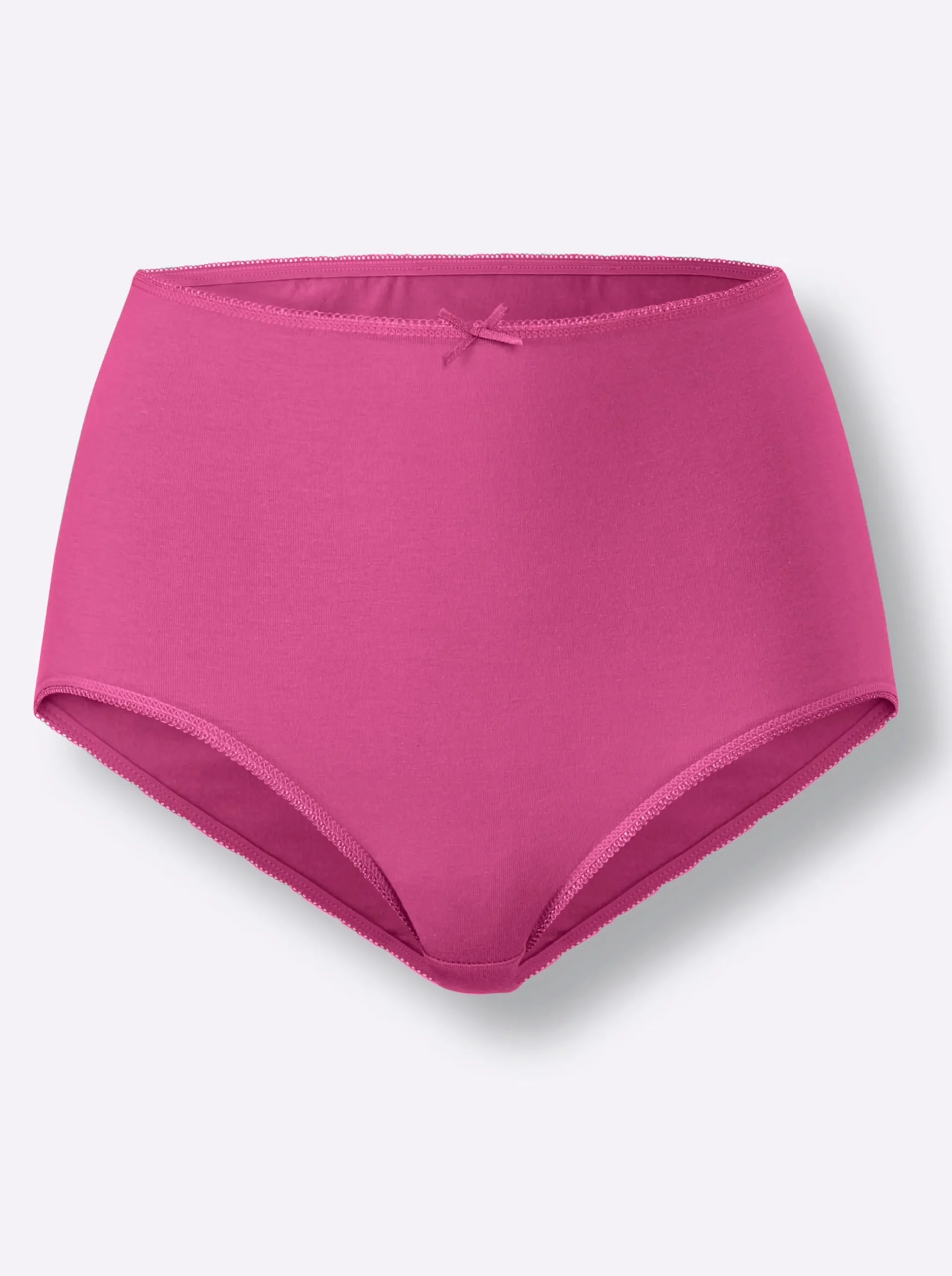 Unterhosen|wäschepur Taillenslip weiß+magenta+marine+jade