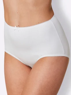 Unterhosen|wäschepur Taillenslip weiß+magenta+marine+jade