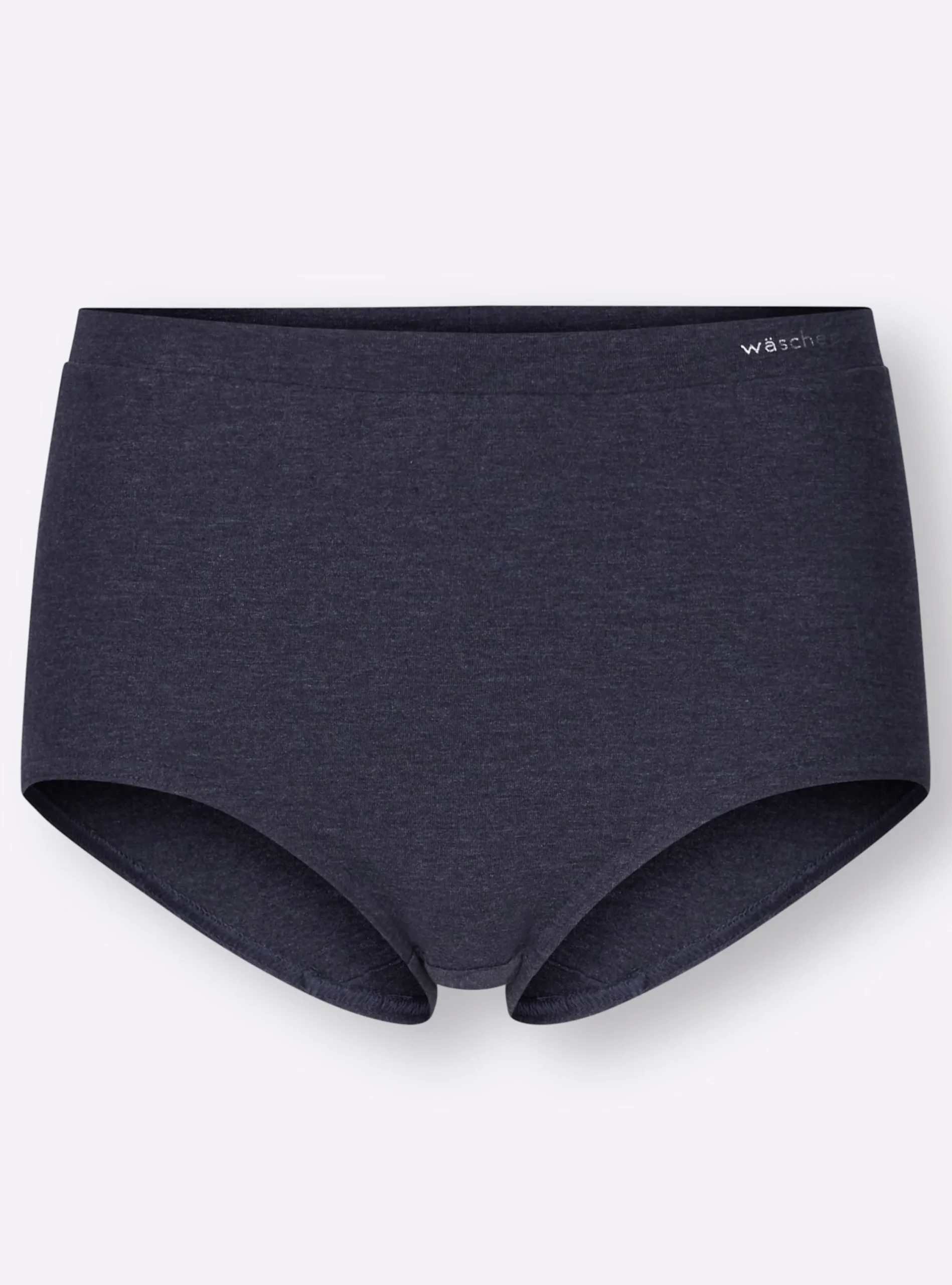Unterhosen|wäschepur Taillenslip 2xmarine-meliert+2xdunkelrot-meliert