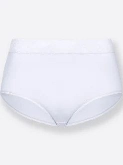Unterhosen|wäschepur Taillenslip weiß