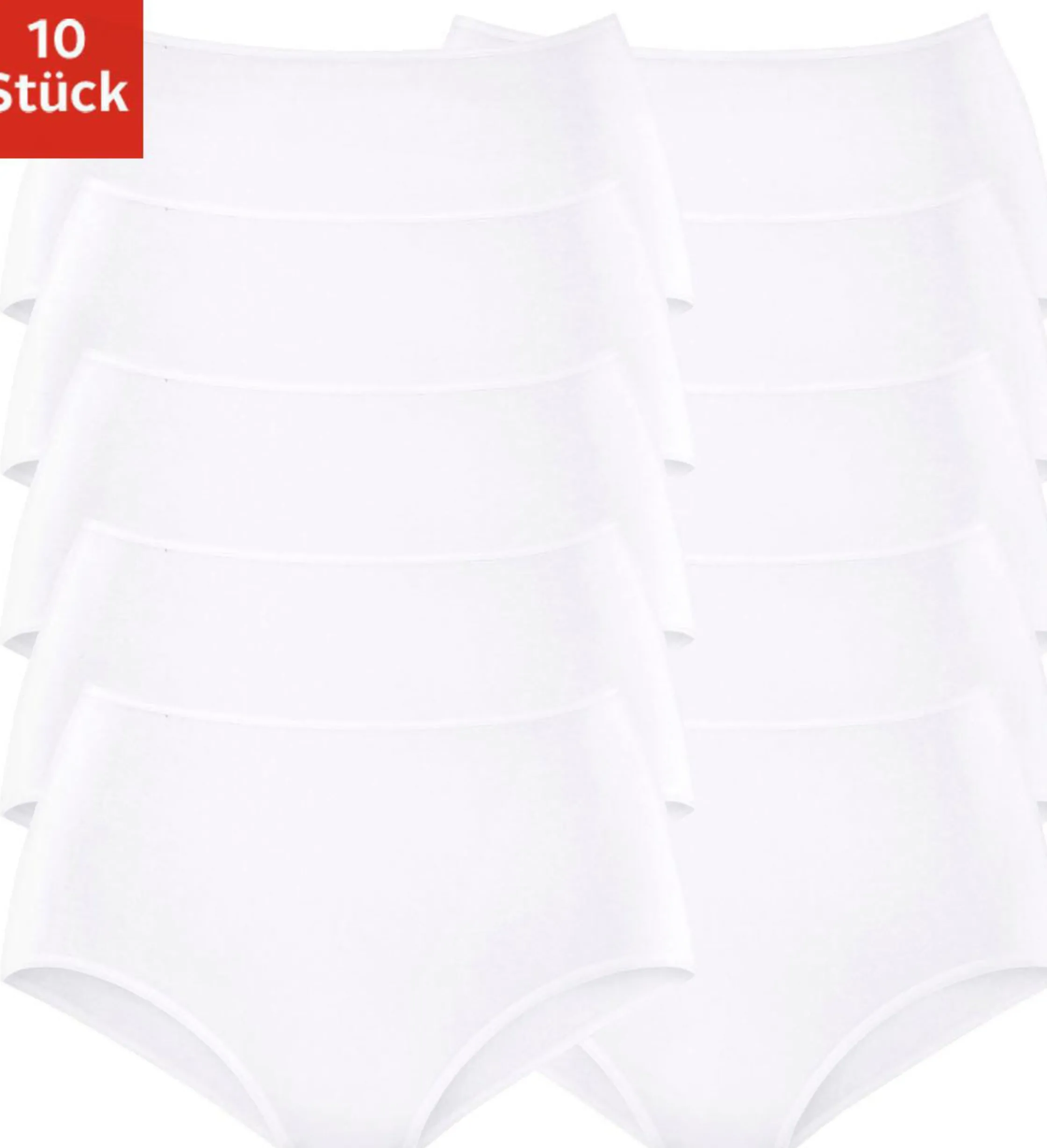 Unterhosen|petite fleur Taillenslip weiß
