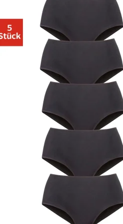 Unterhosen|petite fleur Taillenslip schwarz