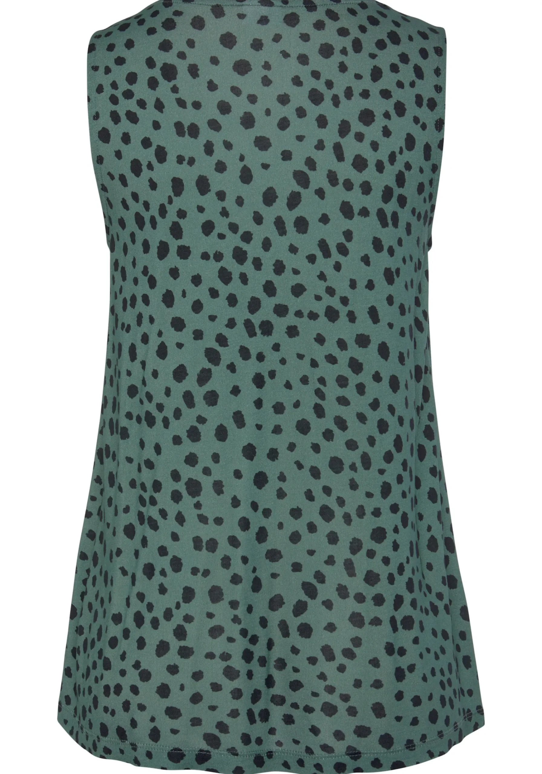 Shirts|LASCANA Tanktop grün-schwarzbedruckt