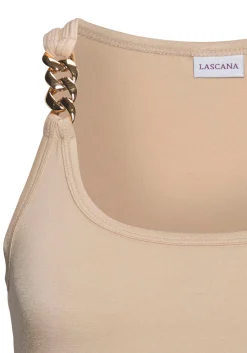 Strandmode|Shirts|LASCANA Tanktop beige