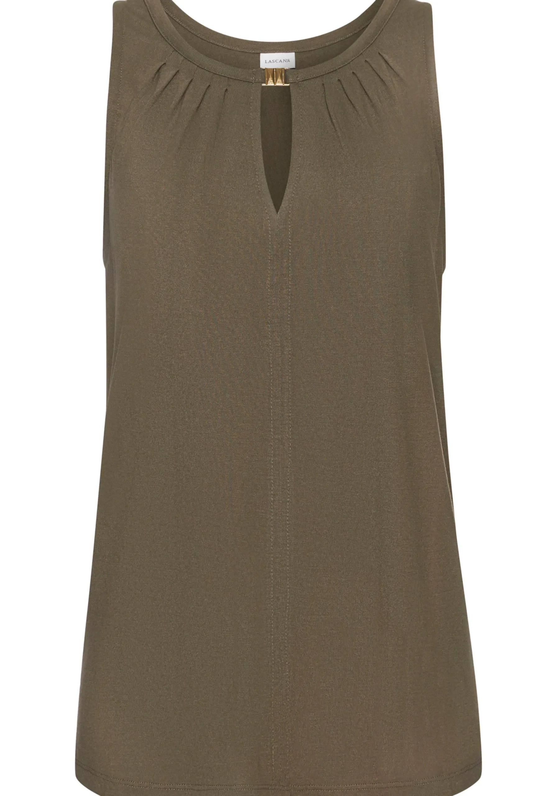 Strandmode|LASCANA Tanktop taupe