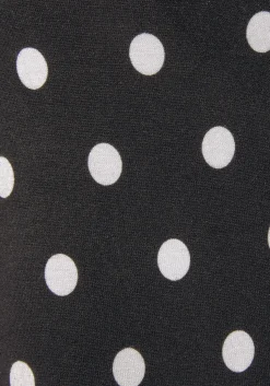 Shirts|LASCANA Tanktop schwarz-weiß-gepunktet