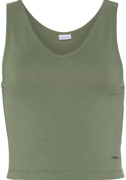 Shirts|LASCANA Tanktop dunkelgrün