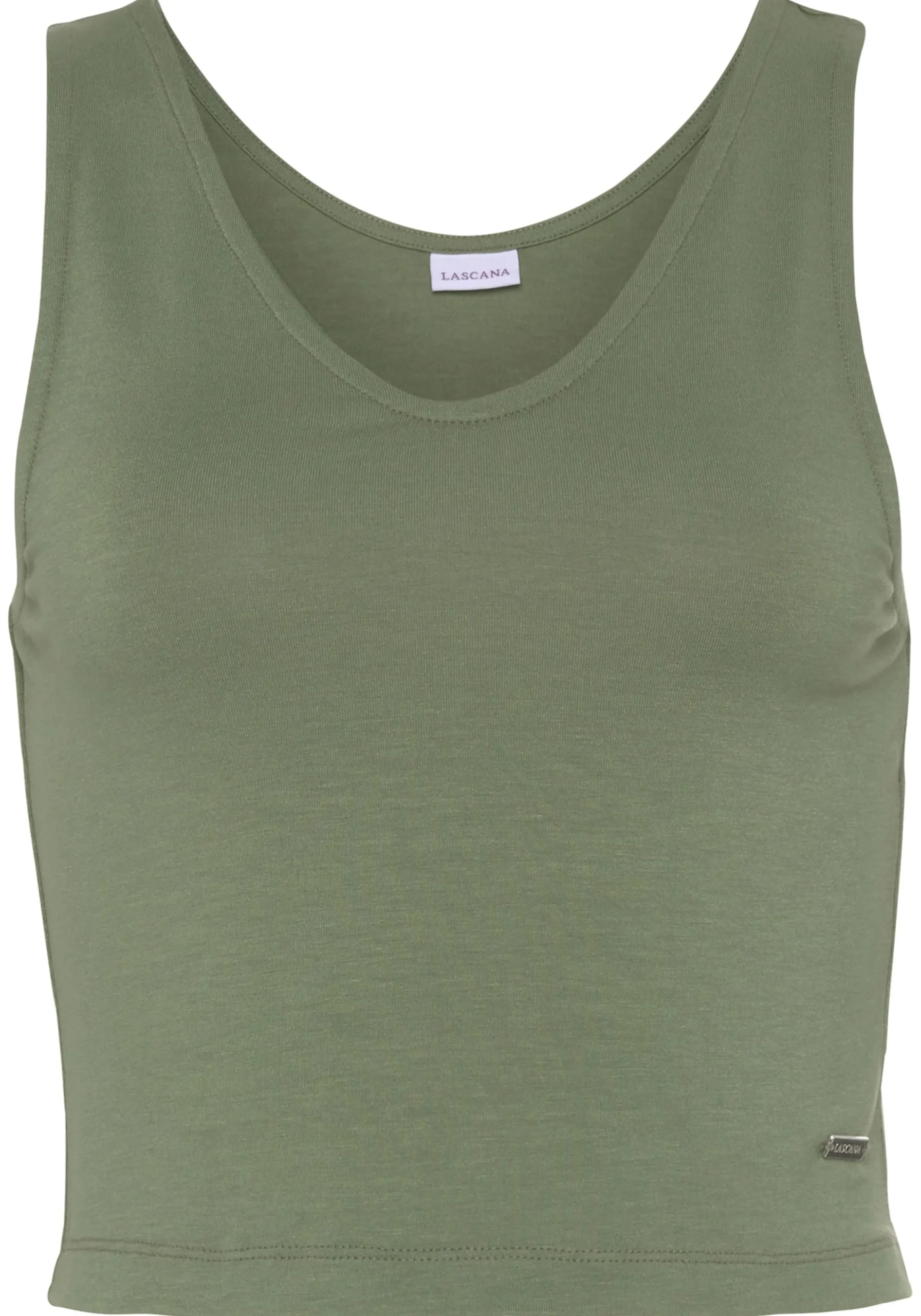 Shirts|LASCANA Tanktop dunkelgrün
