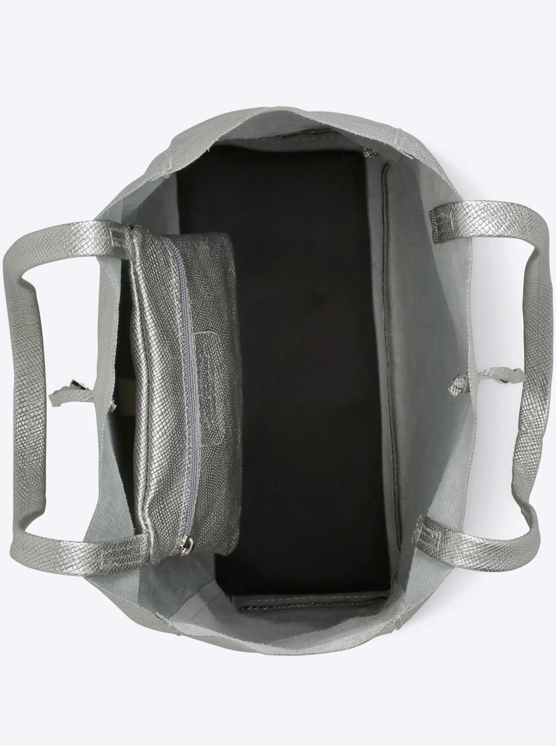 Taschen|heine Tasche silberfarben
