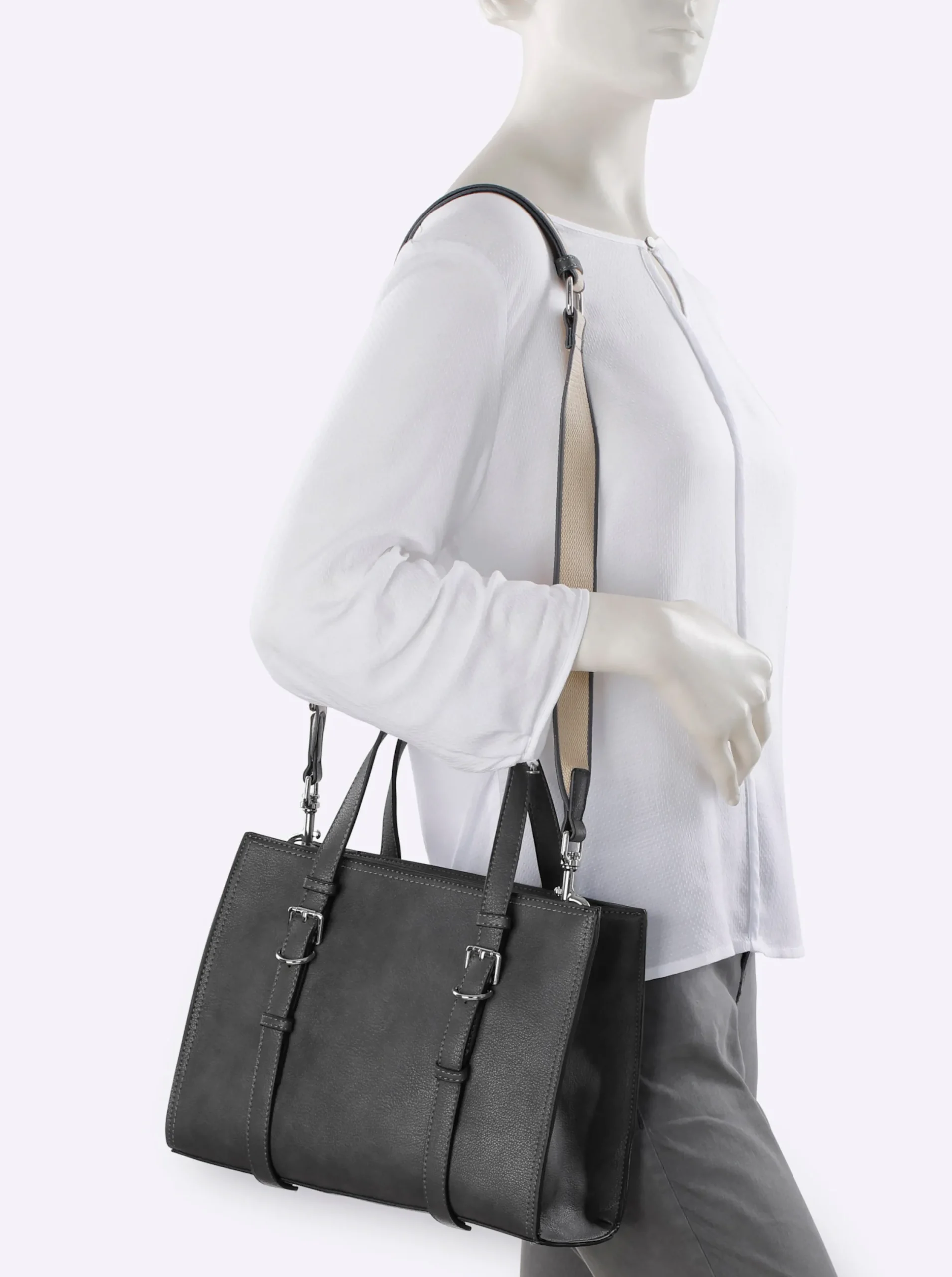 Taschen|heine Tasche grau