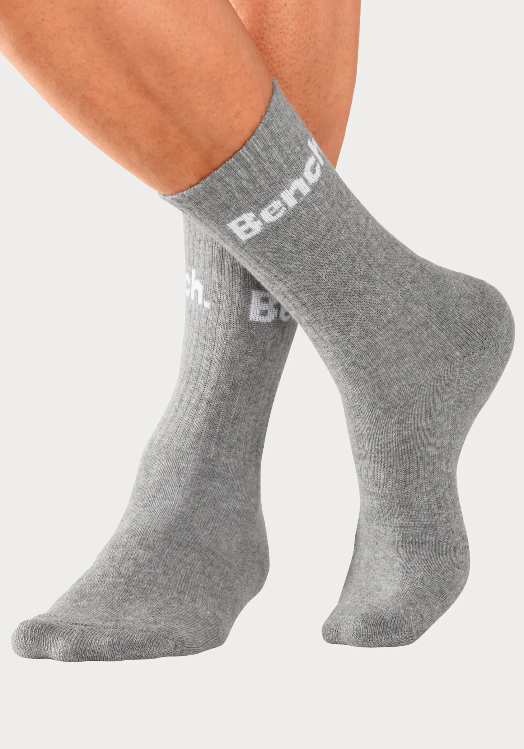 Strümpfe & Socken|Bench. Tennissocken 2xschwarz,2xweiß,2xgrau-meliert