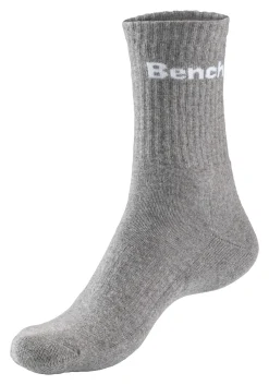 Strümpfe & Socken|Bench. Tennissocken 2xschwarz,2xweiß,2xgrau-meliert