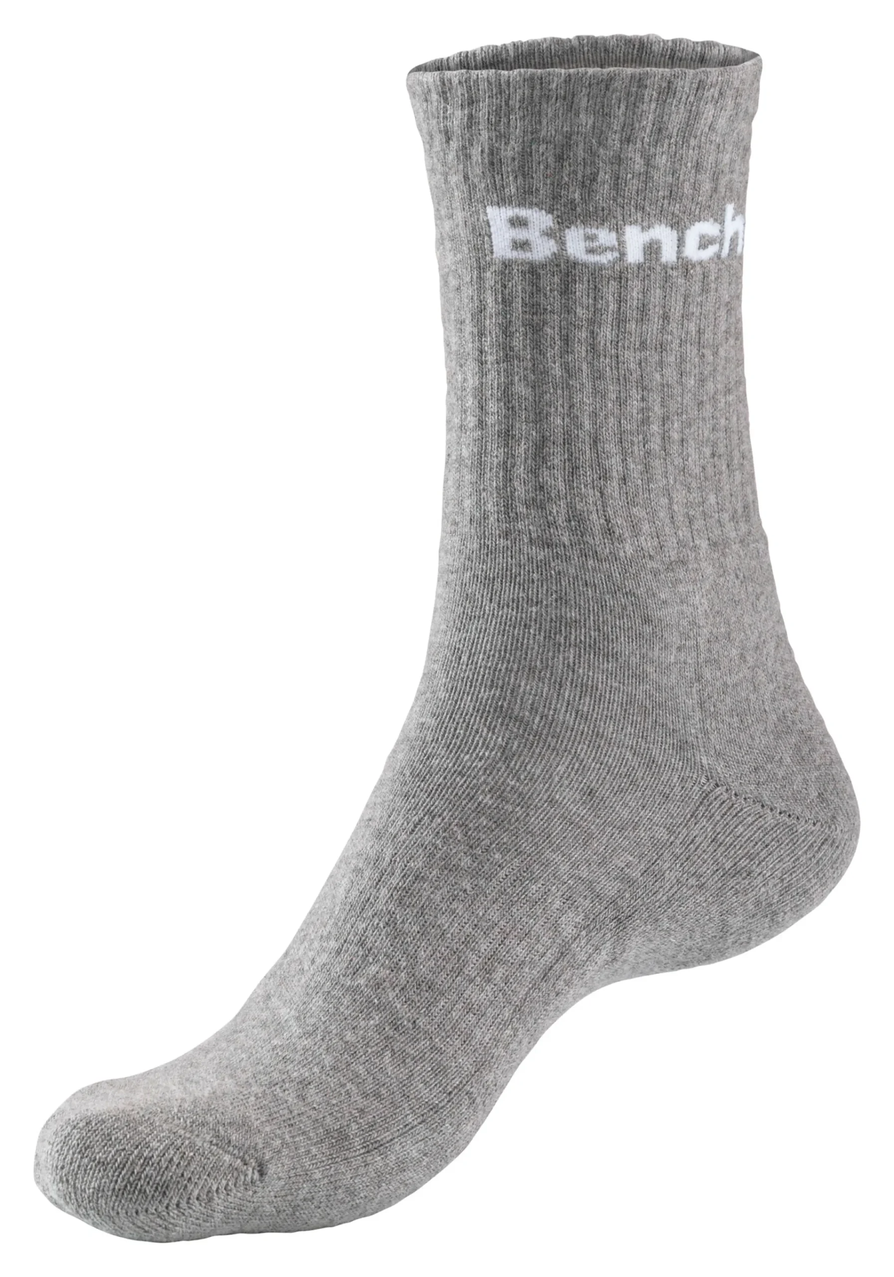 Strümpfe & Socken|Bench. Tennissocken 2xschwarz,2xweiß,2xgrau-meliert