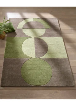 Teppiche|heine home Teppich braun-grün