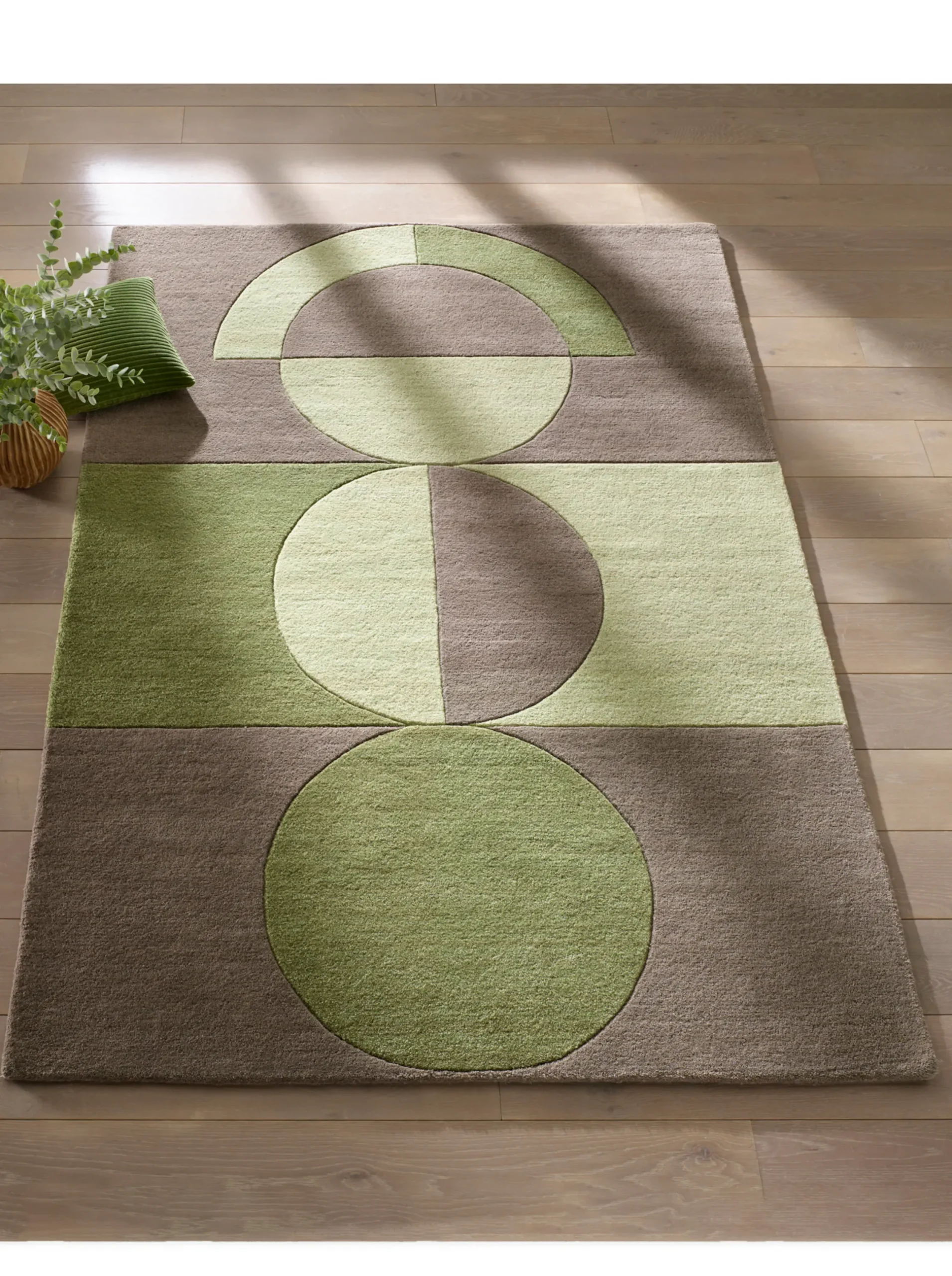 Teppiche|heine home Teppich braun-grün