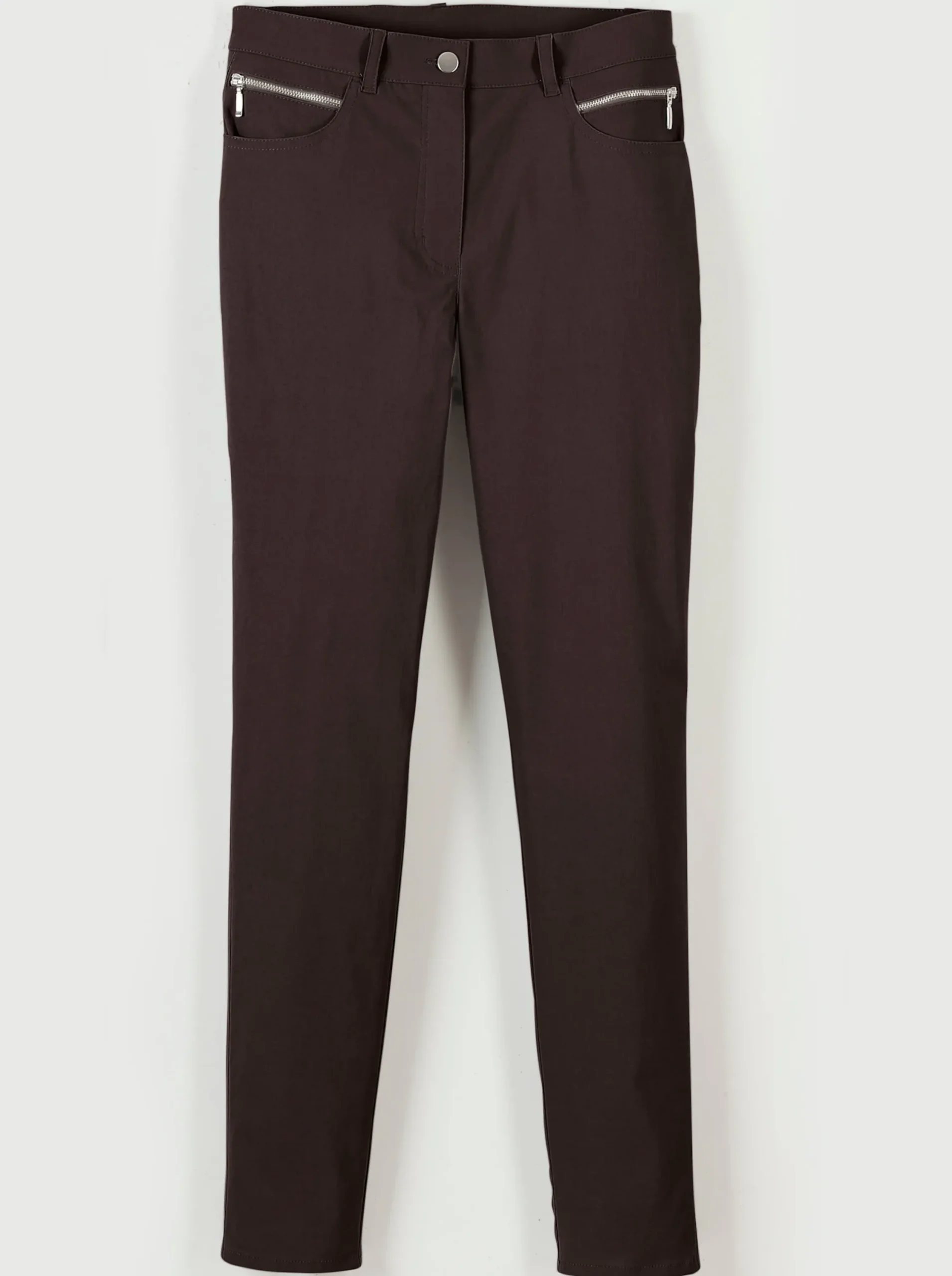 Hosen|Stehmann Comfort line Thermohose in elastischer Bengalin-Qualität mokka