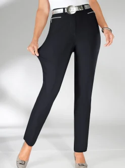 Hosen|Stehmann Comfort line Thermohose in elastischer Bengalin-Qualität schwarz
