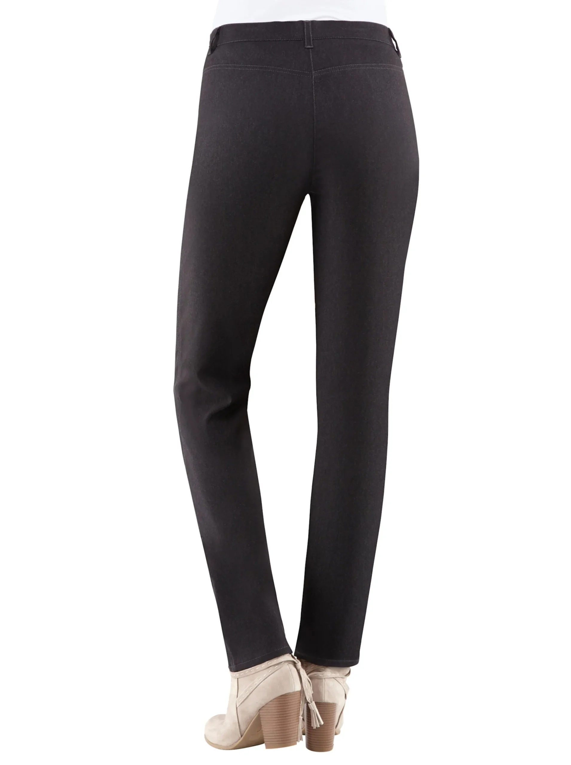 Hosen|Stehmann Comfort line Thermohose in elastischer Bengalin-Qualität grafit-meliert