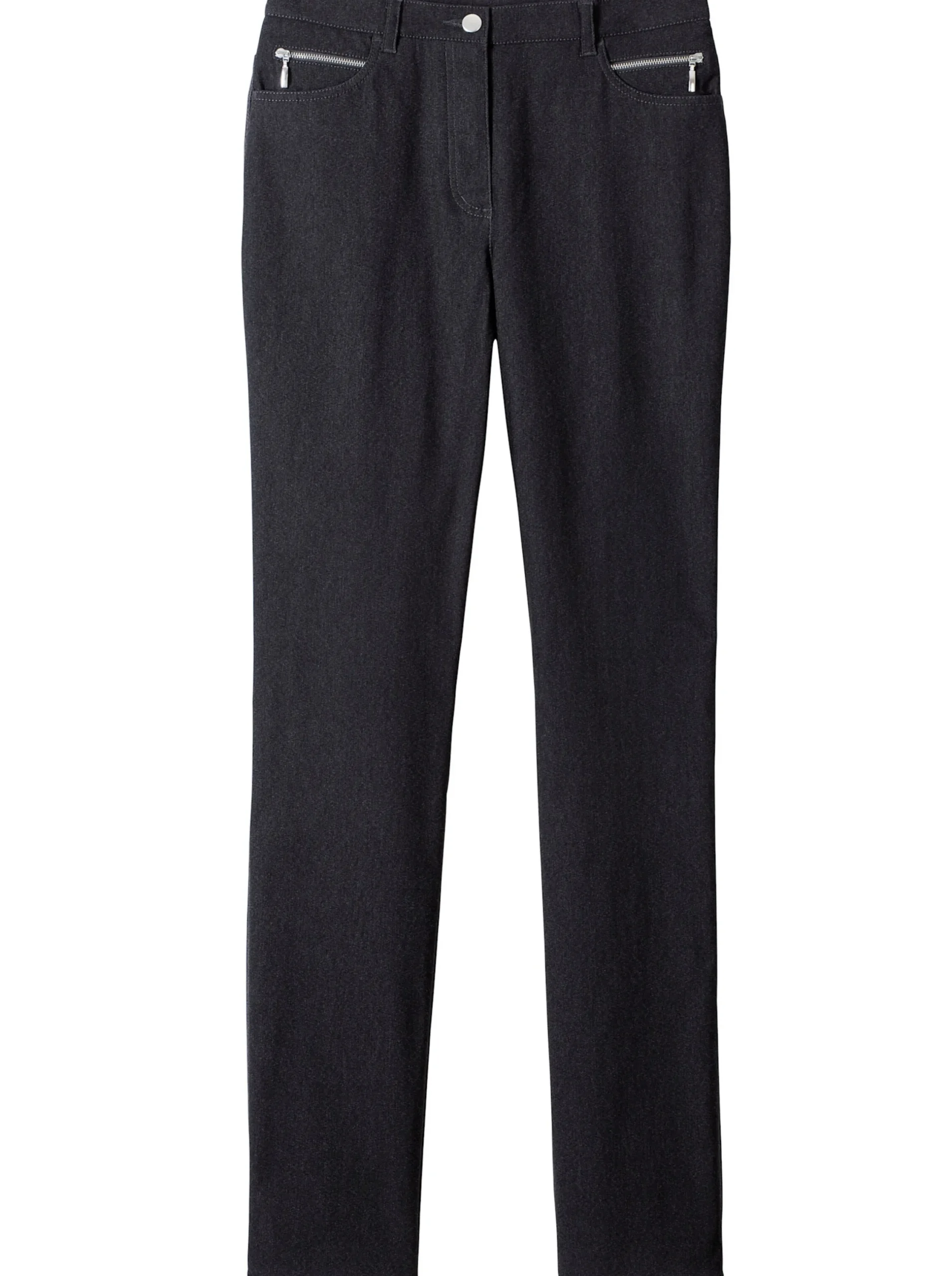 Hosen|Stehmann Comfort line Thermohose in elastischer Bengalin-Qualität grafit-meliert