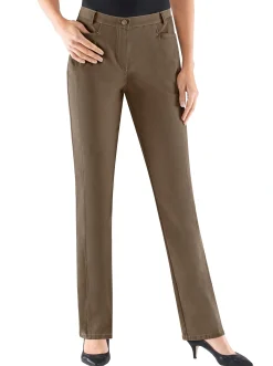 Hosen|Cosma Thermohose in wärme-isolierender Qualität taupe