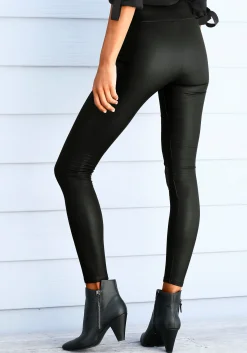 Strandmode|LASCANA Thermoleggings schwarz
