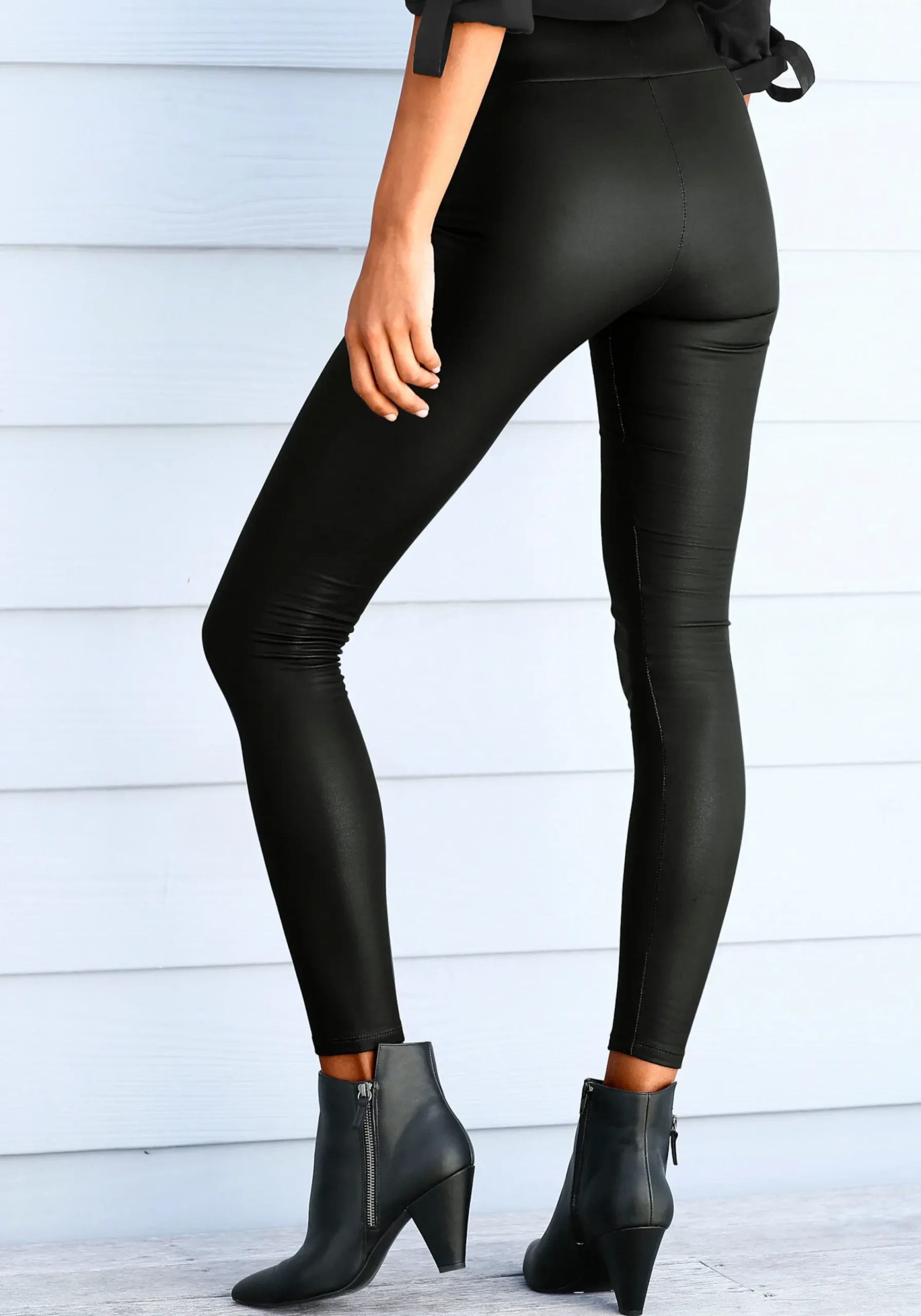 Strandmode|LASCANA Thermoleggings schwarz