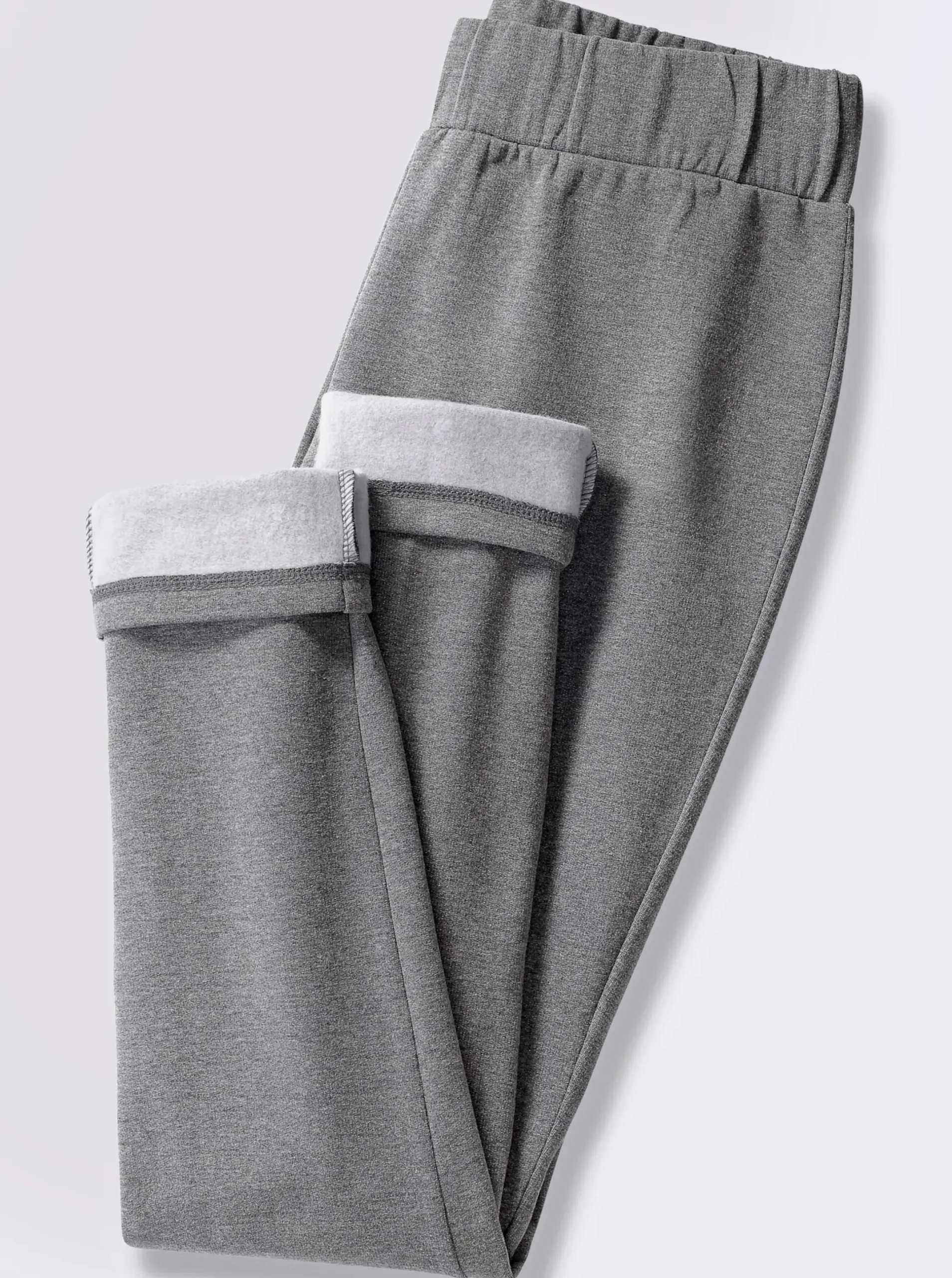 Hosen| Thermoleggings anthrazit-meliert