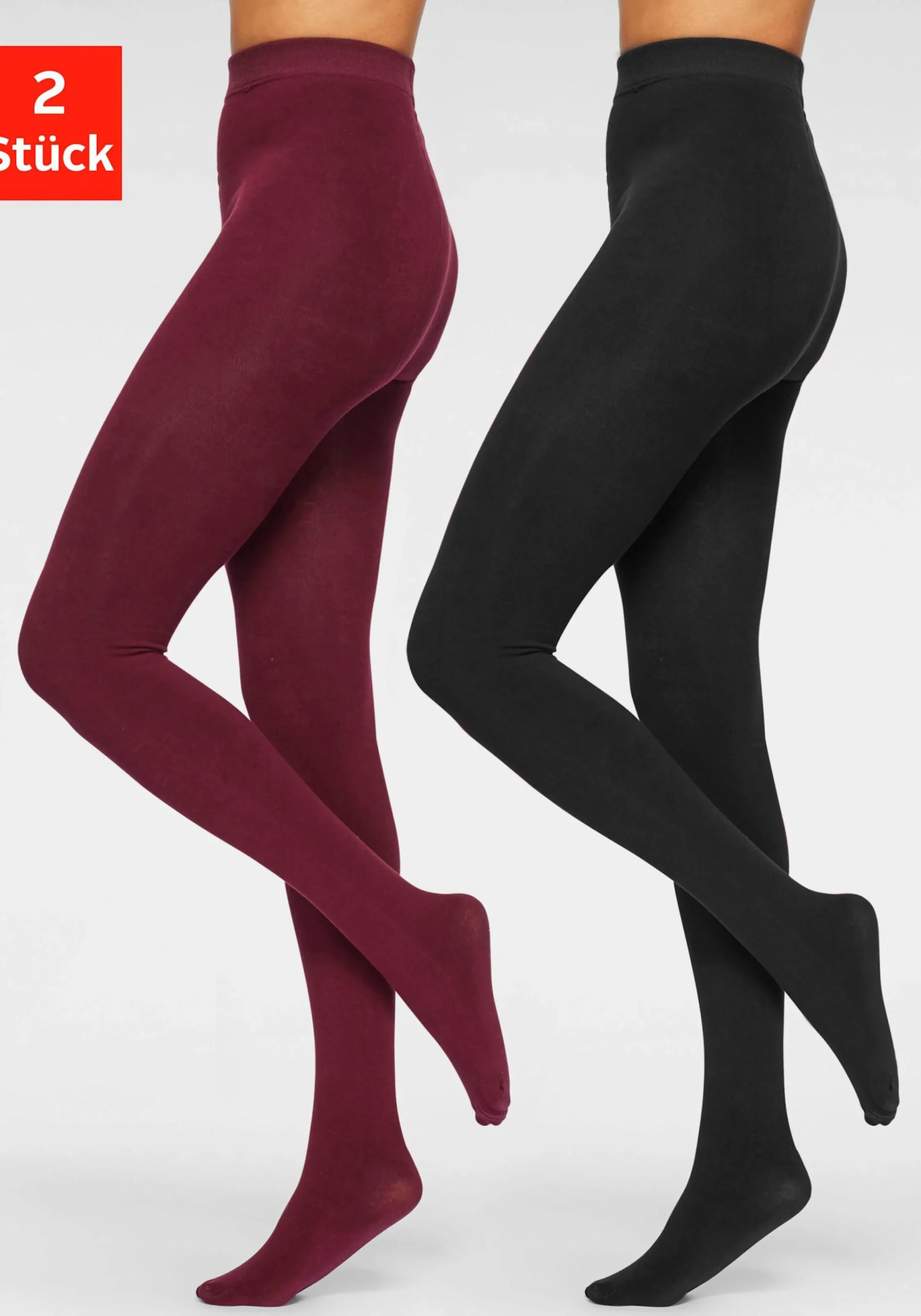 Strümpfe & Socken|Lavana Thermostrumpfhose weinrot