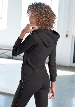 Jacken|LASCANA ACTIVE Trainingsjacke schwarz