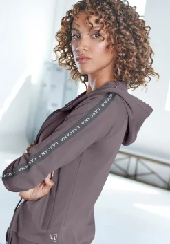 Jacken|LASCANA ACTIVE Trainingsjacke stone