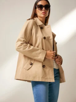 Jacken|heine Trenchcoat camel