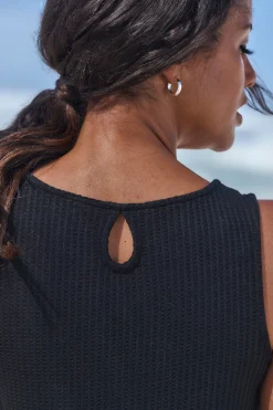 Shirts|Vivance Trägertop creme,schwarz