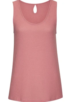 Strandmode|Shirts|Vivance Trägertop taupe,rose